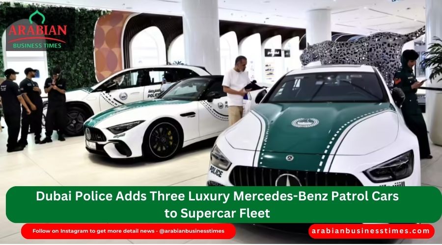 Dubai Police Adds Three Luxury Mercedes-Benz Patrol Cars to Supercar Fleet